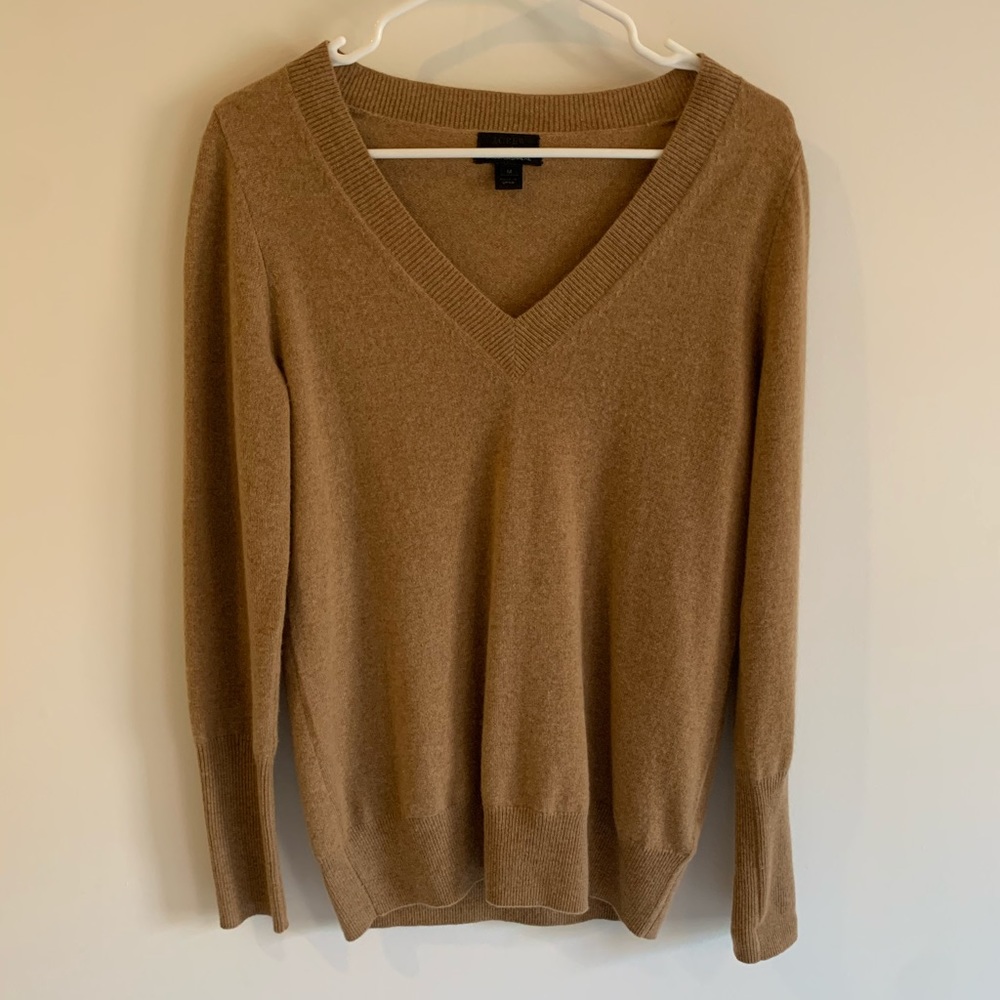 J. Crew Italian Cashmere V-Neck Sweater